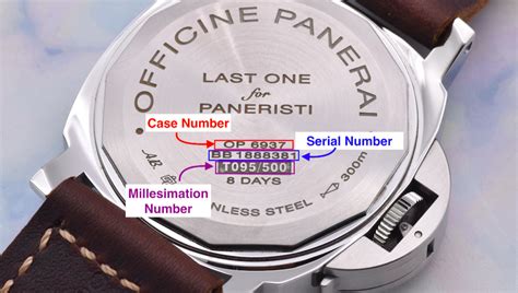 how to check panerai serial number|panerai watch serial number location.